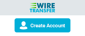 Creating an account with a wire transfer betting site.