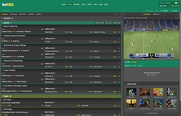 live streaming at bet365
