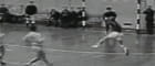 Vintage shot of a handball match