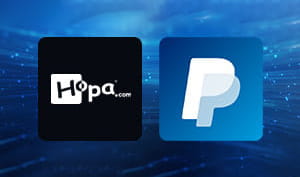 Hopa and PayPal logos