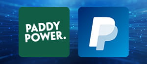 PaddyPower and PayPal logos