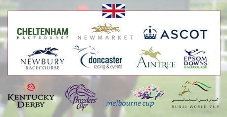 Many of the UK’s most popular horse racing events take place at the Cheltenham Racecourse, Newmarket, Ascot, Newbury, Doncaster, Aintree and the Epsom Downs. The Kentucky Derby, the Breeders’ Cup, the Melbourne Cup and the Dubai World Cup represent some of the most popular racing events in the world