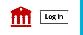 Bank logo and log-in