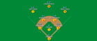 Baseball field schematic