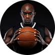 A basketball player