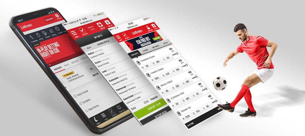 The iPhone betting app and a footballer