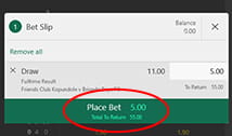 bet365 Building a Wager