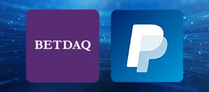 Betdaq and PayPal logos