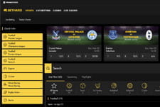 Thumb homepage of the Bethard sportsbook