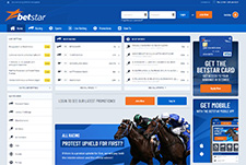 The Betstar homepage.