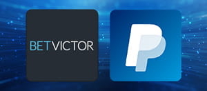 BetVictor and PayPal logos 