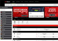 The BetVision homepage