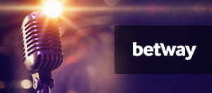 A microphone and Betway logo