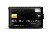 A bank card