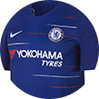Chelsea soccer shirt.