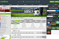 Codere Homepage.