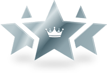 Three stars with a crown inside of them