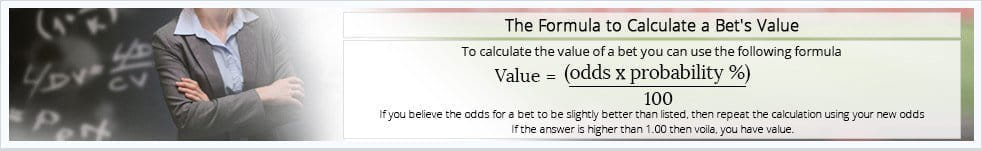 calculating a value bet