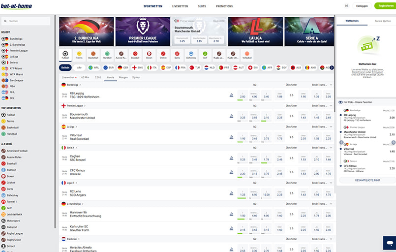 bet-at-home Homepage