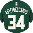Giannis Antetokounmpo jersey
