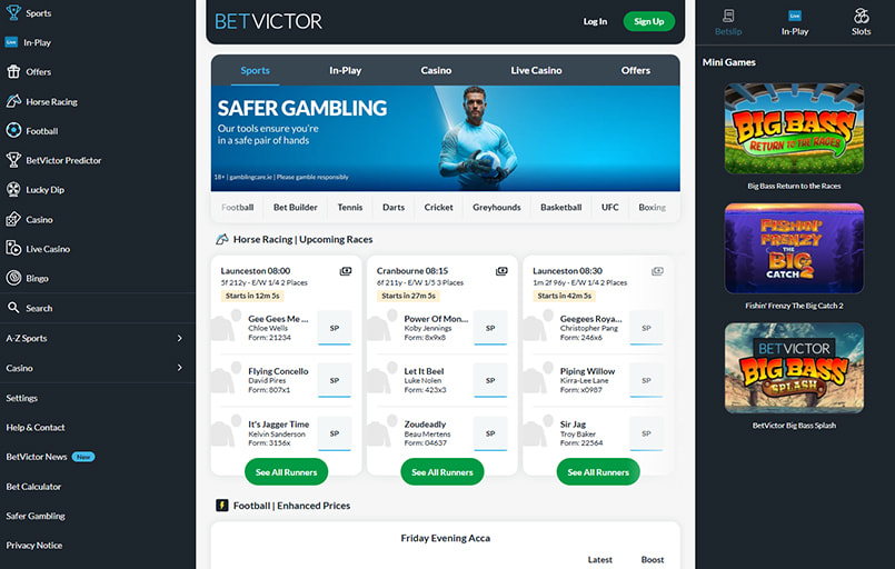 BetVictor homepage