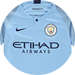 Manchester City soccer shirt.