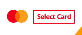 Mastercard logo with select card option.