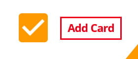Mastercard add card details page.