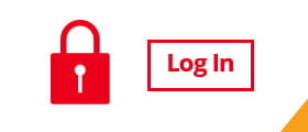 Mastercard logo and log-in sign.