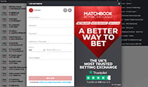 Register an Account at Matchbook