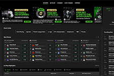 The QuinnBet homepage from their website