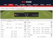 The RedZoneSports live betting arena