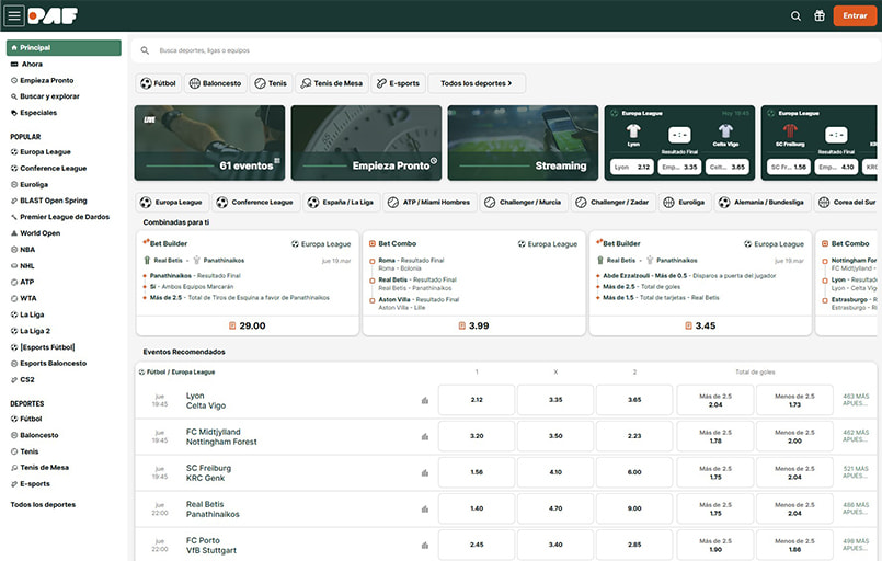 Paf página principal