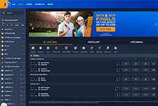 The STSBet homepage.