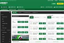 Unibet homepage and betting platform thumb