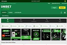 Unibet Homepage