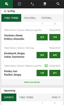 The Unibet live betting platform thumb