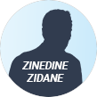 Zinedine Zidane clapping his hands