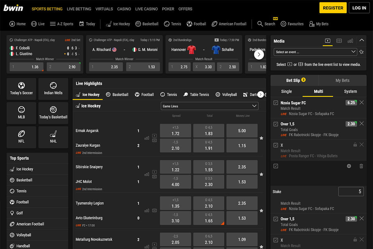 plataforma para trader esportivo