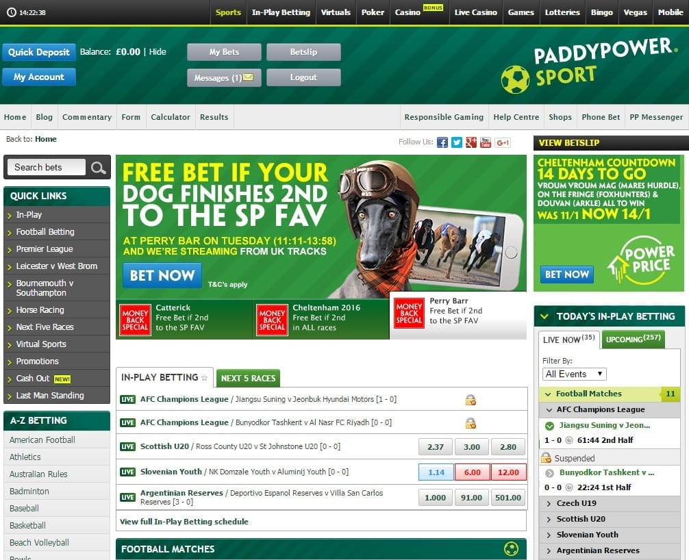 paddy power sportsbook review