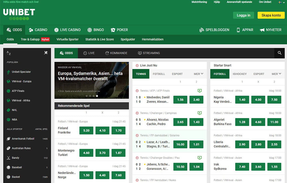 Unibet Review All Sports Best Betting Odds In Sweden