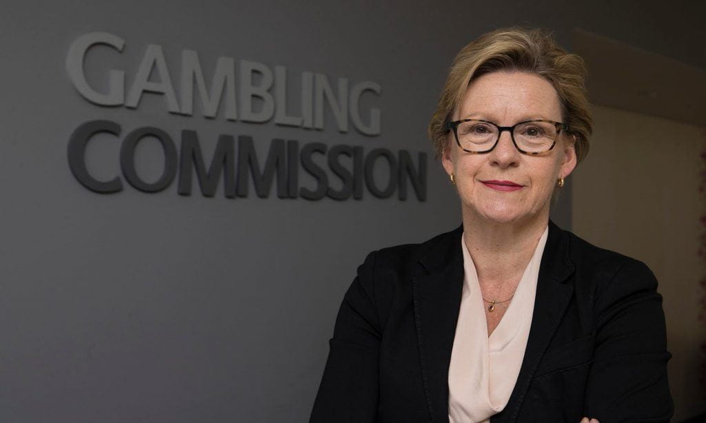 Chief executive of the gambling commission Sarah Harrison