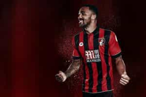 Bournemouth footballer wearing shirt