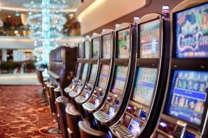 Gaming machines in a casino