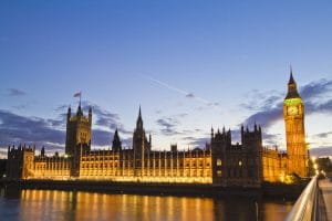 The houses of parliament
