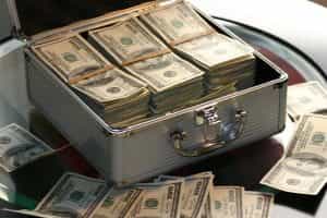 Cash in a box