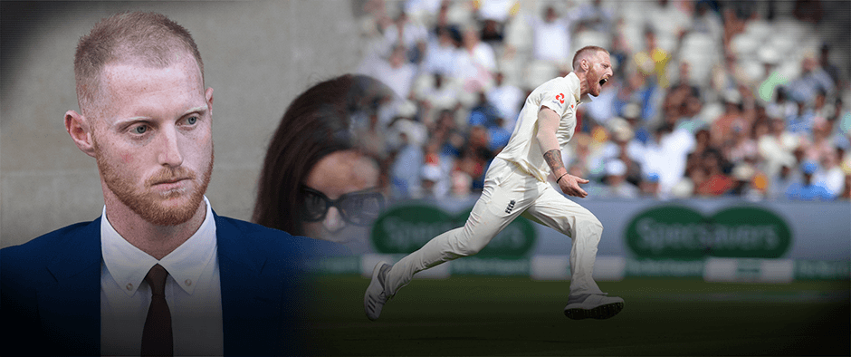 Ben Stokes after leaving court