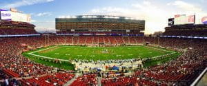 An NFL stadium