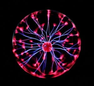 A plasma ball