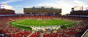 An NFL stadium
